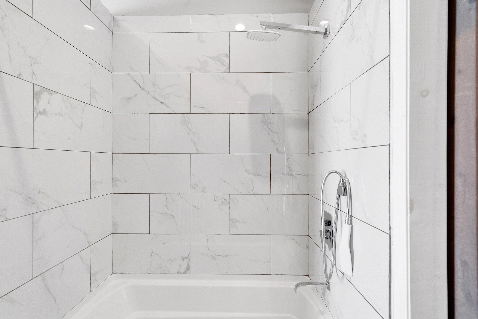 Tub & Shower Tile Surround after