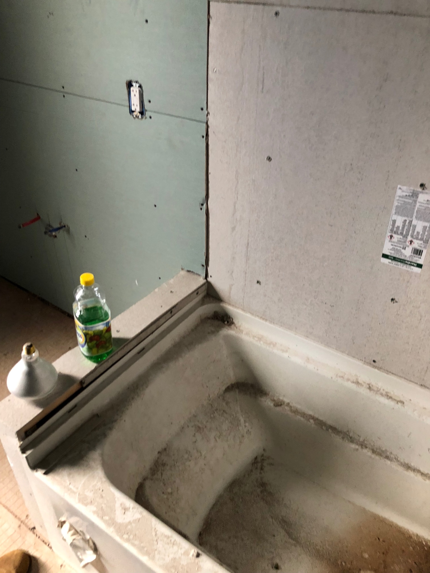 Tub & Shower Tile Surround before
